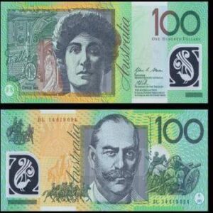 $100 AUD Bills